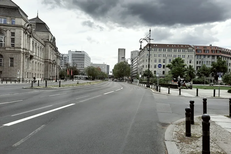 Die Hardenbergstraße in Berlin-Charlottenburg